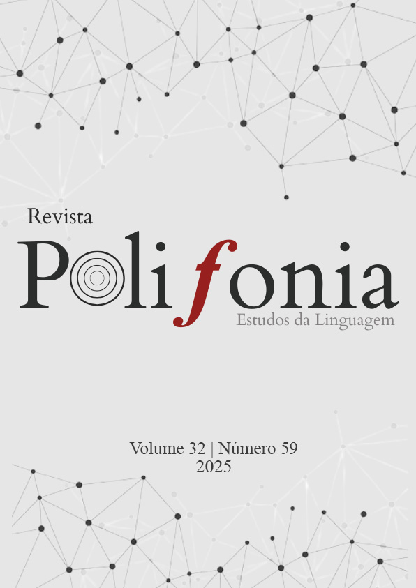 Revista Polifonia - Estudos da Linguagem. Volume 32, número 59 ano 2025.