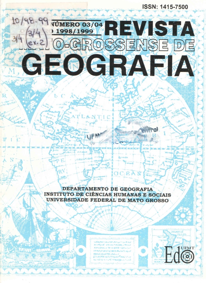 					Visualizar v. 3 n. 01 (1998): Revista Mato-grossense de Geografia - Ano 1998/1999
				