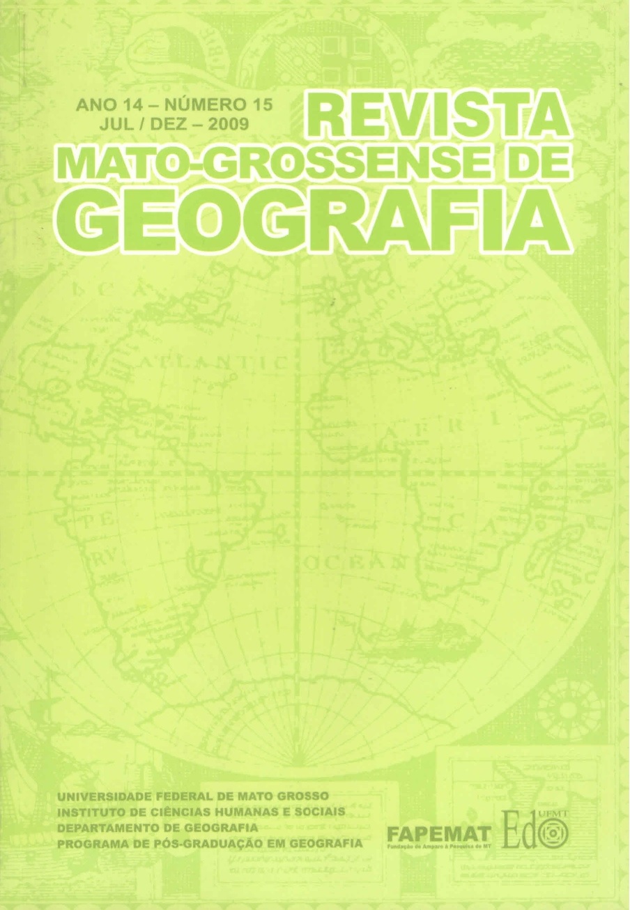					Visualizar v. 15 n. 01 (2009): Revista Mato-Grossense de Geografia
				