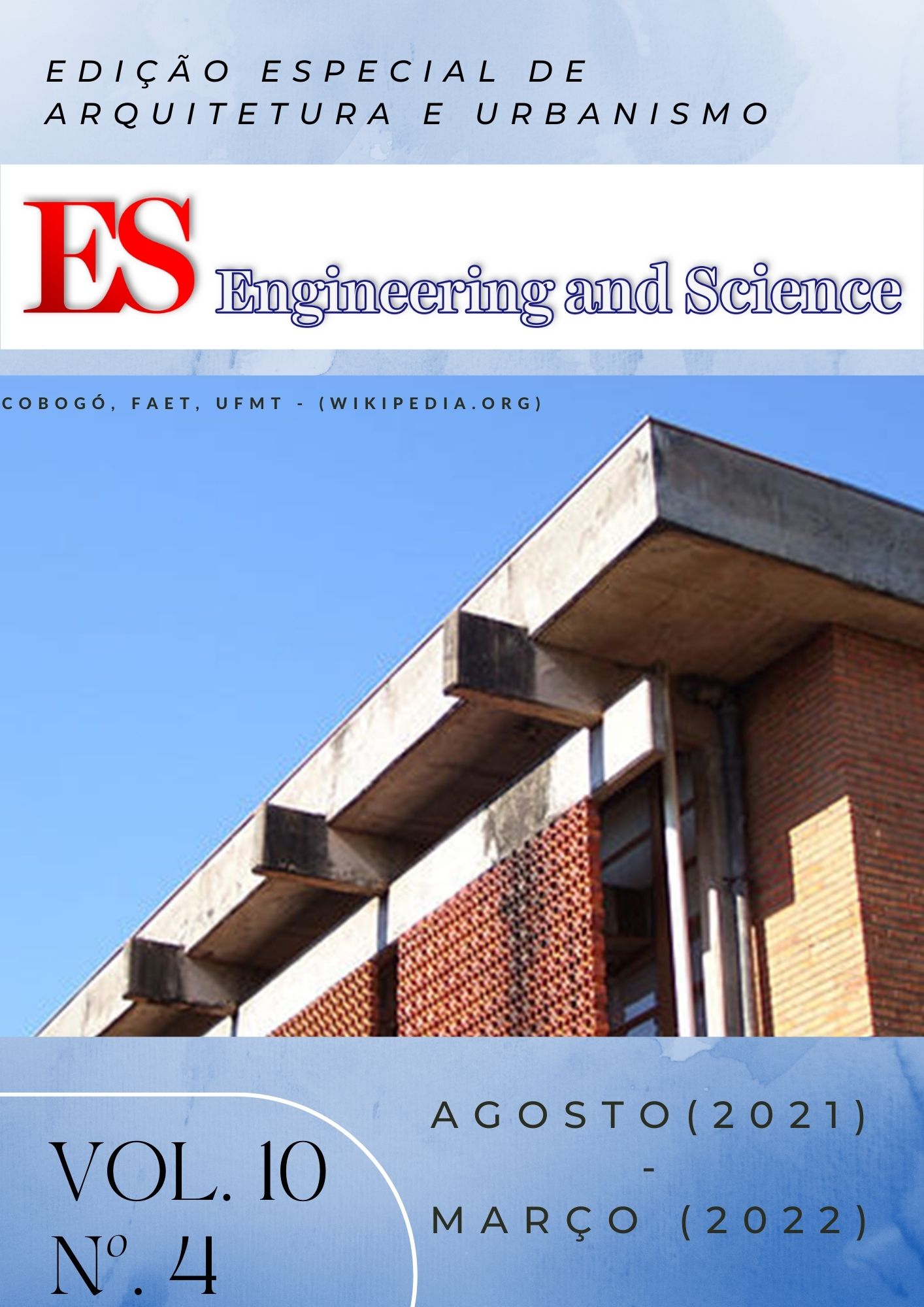 					Visualizar v. 10 n. 4 (2022): E&S Engineering and Science| Agosto - Março (2022) | Edição Especial de Arquitetura e Urbanismo
				