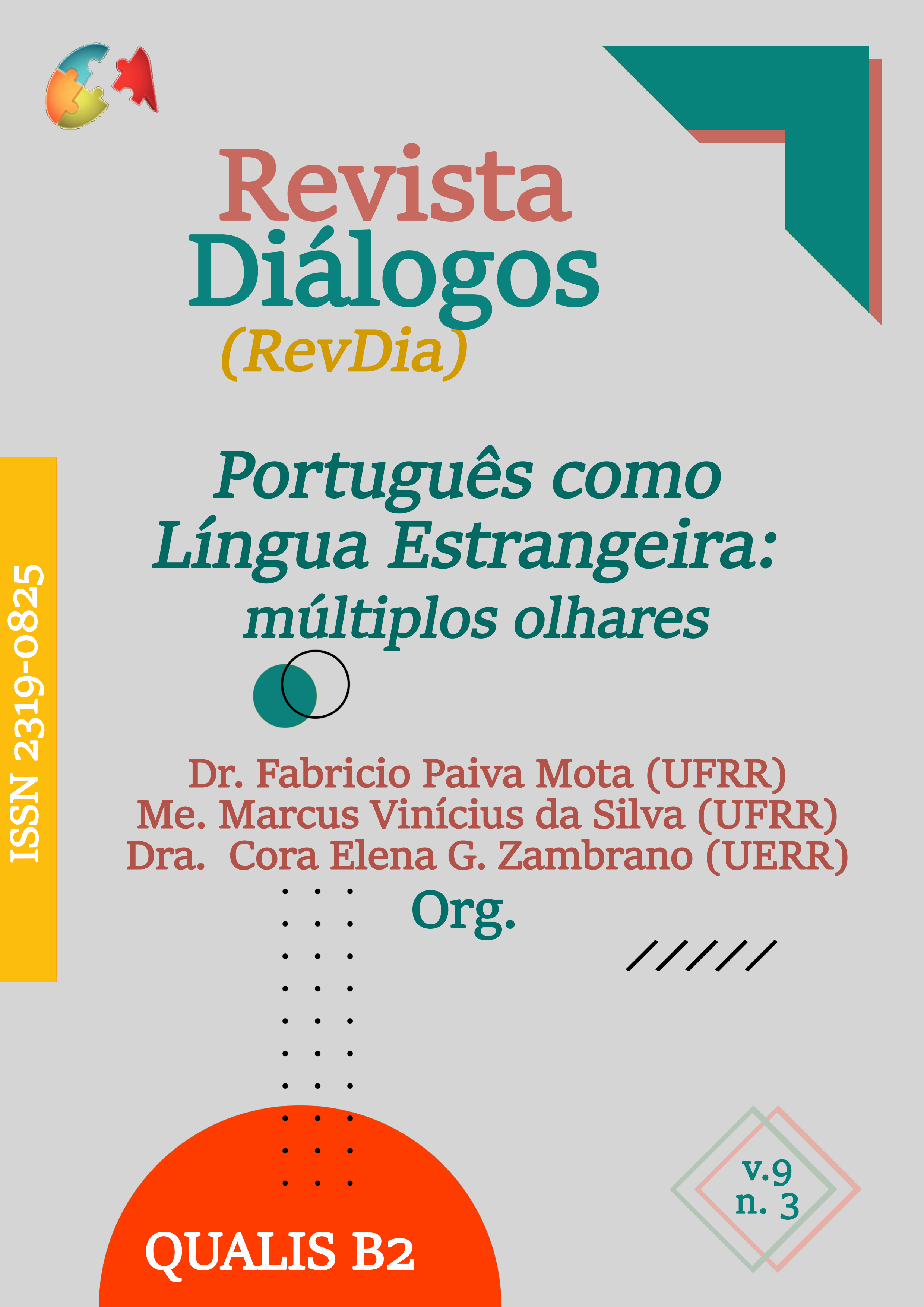 					View Vol. 9 No. 3 (2021): Português como Língua Estrangeira: múltiplos olhares 
				