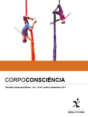 					Visualizar Revista Corpoconsciência, v. 15, nº2, jul./dez., 2011
				