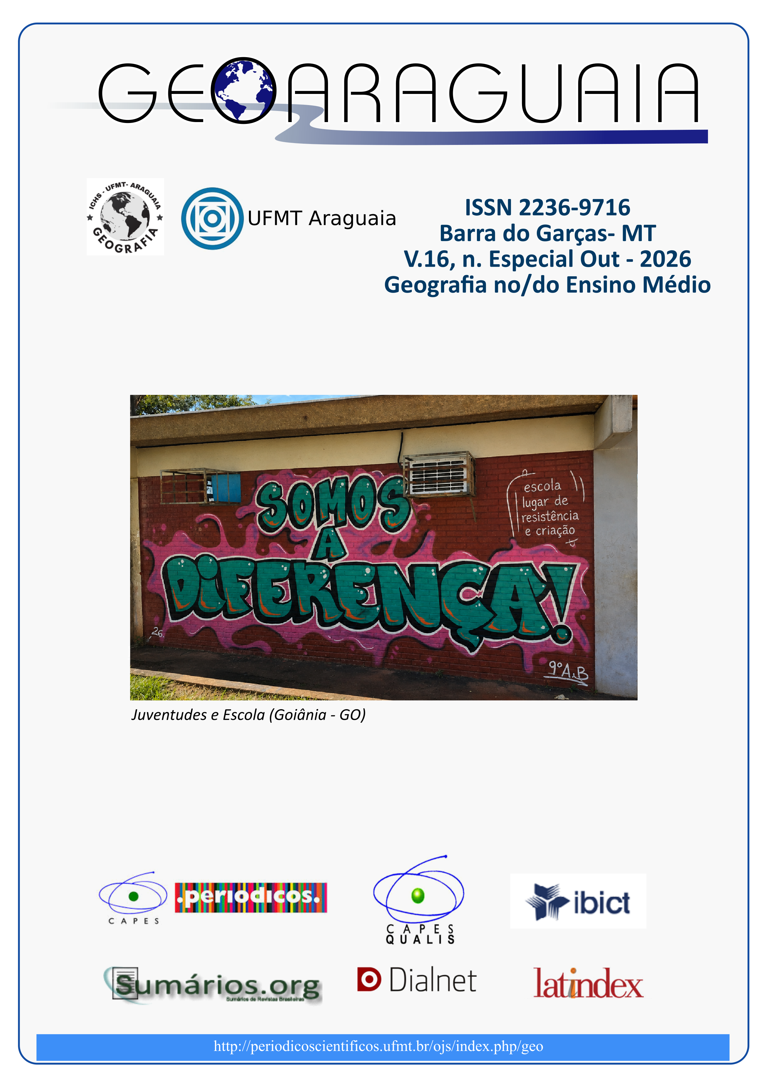 					Visualizar v. 16 n. 2 (2026): Especial Geografia no/do Ensino Médio
				