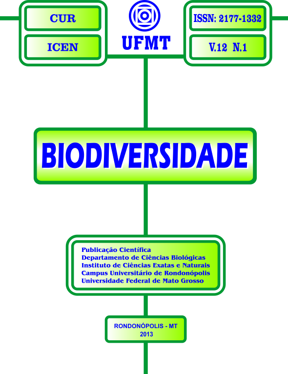 					Visualizar v. 12 n. 1 (2013): Biodiversidade
				