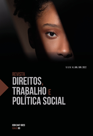Revista Direitos, Trabalho e Política Social, v 8, n 14