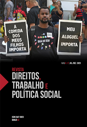 					Visualizar v. 9 n. 17 (2023): Revista Direitos, Trabalho e Política Social
				