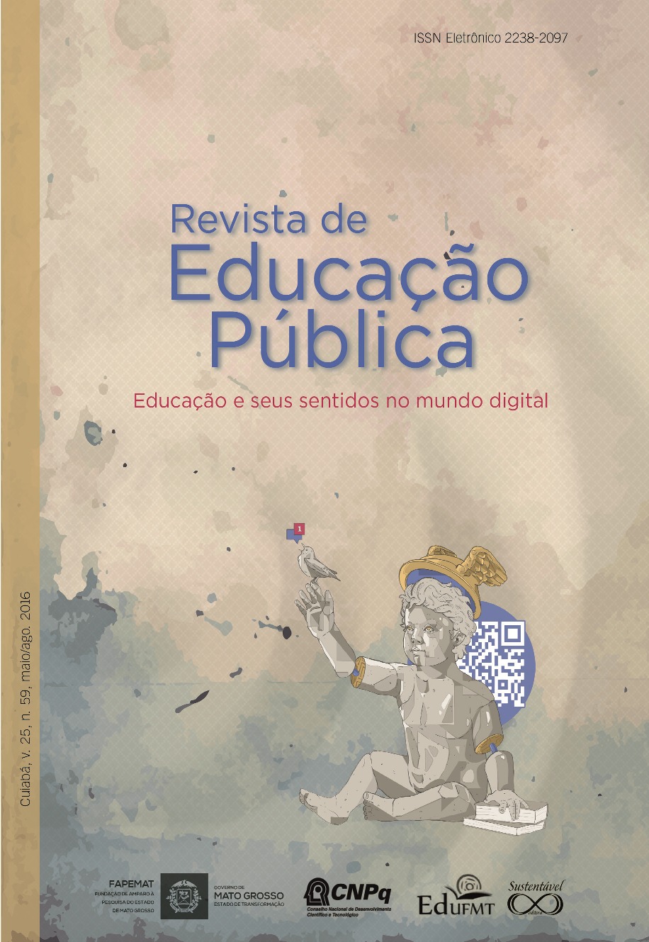 					Visualizar v. 25 n. 59/1 (2016): Revista de Educação Pública, v. 25, n. 59/1, maio/ago. 2016 - Edição Temática SemiEdu 2015
				