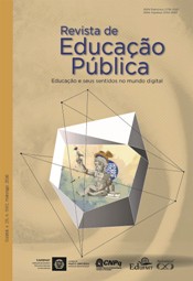 					Visualizar v. 25 n. 59/2 (2016): Revista de Educação Pública, v. 25, n. 59/2, maio/ago. 2016 - Edição Temática SemiEdu 2015
				