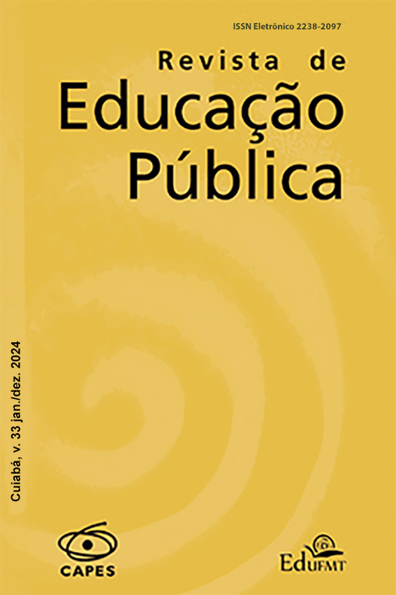 					View Vol. 33 No. jan/dez (2024): Revista de Educação Pública, v. 33 jan./dez. 2024
				